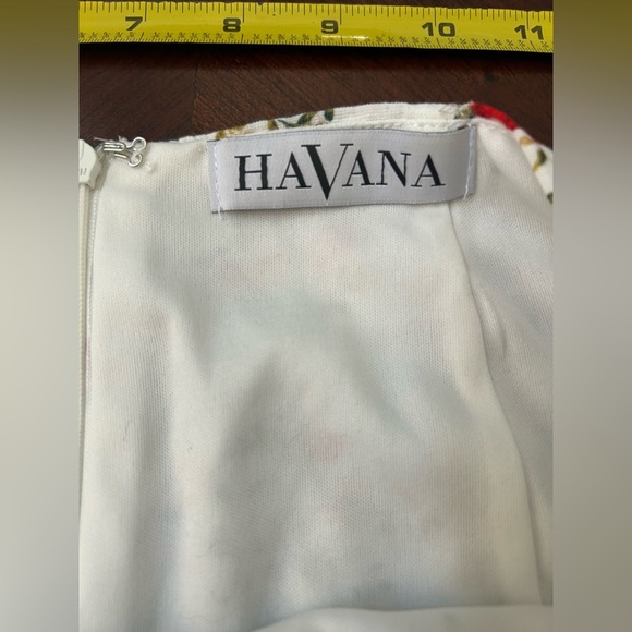 HAVANA Floral White Skirt SIZE S - Picture 4 of 6
